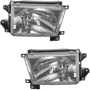New Pair Of Headlights Fits Toyota 4Runner Limited SR5 Sport Utility 1999-2002 - Picture 1 of 4