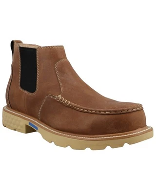 Twisted X Men's 4" Work Chelsea Boot - Nano Composite Toe - MXCN002 - Image 1 of 4