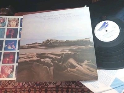 MOODY BLUES  -  Seventh Sojourn,   ORIG 1972 UK LP + insert / inner... NICE COPY - Image 1 of 4