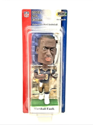 NUEVO MARSHALL FAULK Rams 2002 Upper Deck Makers Bobblehead con tarjeta envío Foto 1 de 4