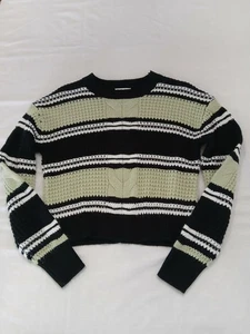 Suéter Derek Heart Mujer Negro Salvia S Preppy Cottage Boho Cabin Academia - Imagen 1 de 7