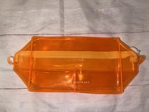 Bolsa de maquillaje transparente Drunk Elephant naranja - Imagen 1 de 2