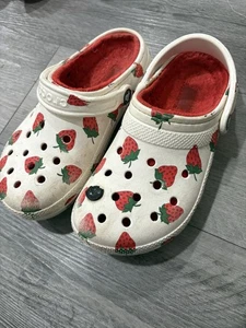 Crocs Strawberry Red Vacay Vibe LINED Clog W7/M5 - Bild 1 von 5