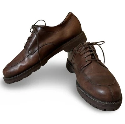 Timberland Vibrom Brown Leather Oxford Waterproof Vibram Shoes 7w 92084. - Image 1 of 4