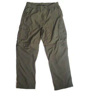Boy Scouts Of America Men's Large Pants Switchback Convertible Zip Cargo Green - Picture 1 of 8