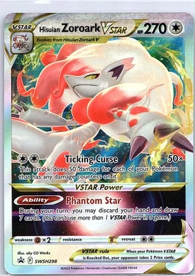 Hisuian Zoroark VSTAR SWSH298 Sword & Shield Promo Cards - Pokemon Card - NM - Image 1 of 2