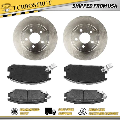 后 Prime OE 制动转子制动垫套件适用于 1987 1988 年 1989 年丰田 MR2 1.6L — 第 1/4 张图片