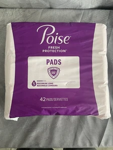 Poise Maximum Absorbency Pads - 42 Count - Picture 1 of 4