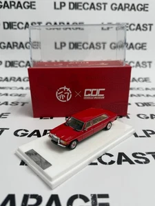 GOC 1976 Mercedes-Benz 230e (v123) Red Limousine 1:64 Diecast HEC Beijing - Picture 1 of 3