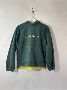 Columbia Youth/Kids U Of O Oregon Ducks Green Fleece Pull Over Hoodie Size M - Picture 1 of 12