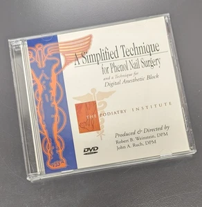 Medical DVD Simplified Technique w Phenol Nail Surgery & Digital AnestheticBlock - Picture 1 of 3