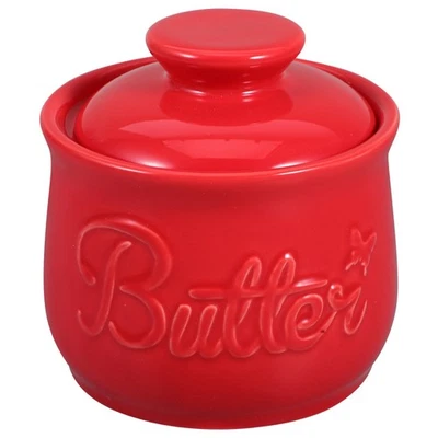  Butterschale Mit Deckel Butterdose Lustig Buttertöpfchen Keramik Französisch - Bild 1 von 4