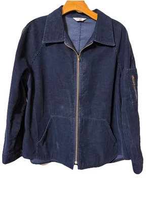 Chaqueta de Pana Levi’s De Colección Para Hombre Azul Big E Bomber Talla L Etiqueta Saddleman Foto 1 de 4