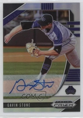 2020 Panini Prizm Draft Picks Silver Prizm Auto Gavin Stone #PDP159 Auto - Image 1 of 2