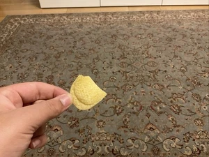 Very Rare Pringle Error The Only One In The World With A Fold That Large - Picture 1 of 2