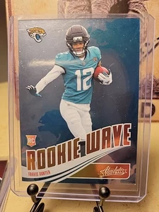 2025 Absolute Travis Hunter RW-THR Rookie Wave  Jaguars Rookie - Picture 1 of 2