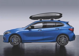 NEW GENUINE BMW 1 SERIES F40 F70 LOCKABLE ROOF RACK BAR SET 82712457809 - Picture 1 of 3