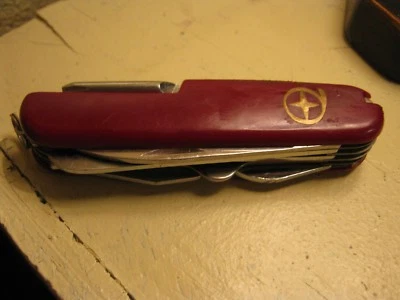 Cuchillo de bolsillo plegable vintage de acero inoxidable China Boy Scout Foto 1 de 4