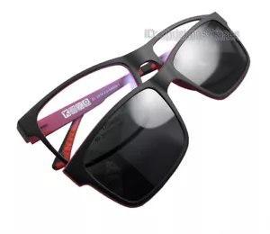 Men Eyeglass frame magnetic glasses polarized Clip on sunglasses light 54-17 New - Picture 1 of 33