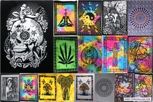 Indian Mandala Poster Wall Tapestry Tie Dye Hanging Dorm Decor Hippie Boho Throw - Picture 1 of 37