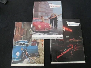 Porsche Christophorus 1956 raro número 1,2,3 juego de revista inglesa 356 550 folleto - Imagen 1 de 12