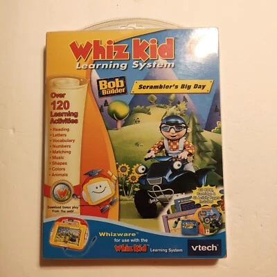 VTech Whiz Kid Learning System - Bob The Builder Scrambler's Big Day- SEALED - Image 1 of 2