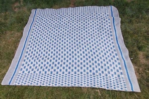 Industria Peruana Wool Alpaca Blanket  Santa Catalina Wool 92x” X Xx - Picture 1 of 6