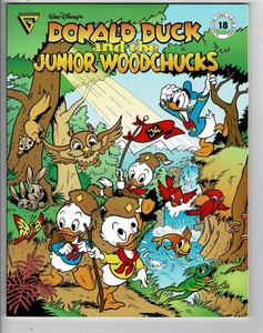 1989 WALT DISNEY'S DONALD THE JUNIOR WOODCHUCKS NOS GLADSTONE ALBUM 18 NY573