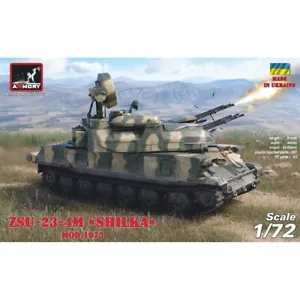 Armory Models AR72444 modelo a escala 1:72 ZSU-23-4M/M3/M2 "Shilka" soviético AA SPG - Imagen 1 de 17