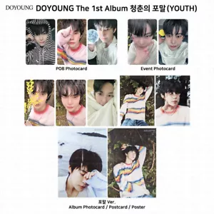 Tarjeta postal oficial del evento NCT127 DOYOUNG The 1st Album - Imagen 1 de 42
