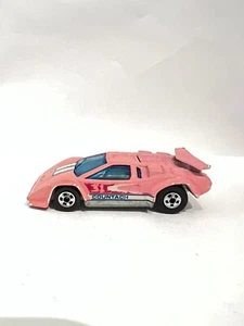 De colección 1987 Hot Wheels Lamborghini Countach Contacto Rosa Cambiador de Color 31 (760) - Imagen 1 de 10