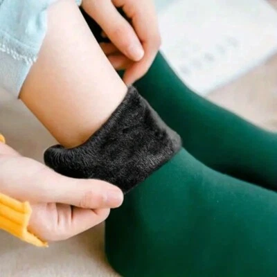 (5)Pairs Green Women's Thicken Fleece Cold proof Breathable Cotton Socks OneSize - Изображение 1 из 3