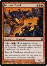 FOIL Tectonic Fiend | MtG Magic Time Spiral | English | Near Mint