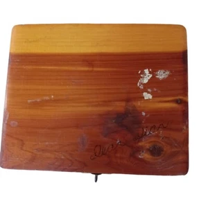 Cedar Dear Diary Box No Lock Or Key And No Diary 1950 -1960 - Picture 1 of 8