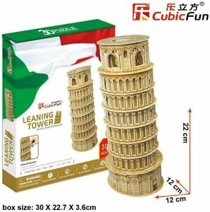 CubicFun Leaning Tower of Pisa Italy 3D Puzzle MC053h | 30 Pieces | New & Sealed