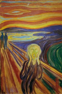 Der Schrei Poster - Edvard Munch - - Brandneu Kunst Maxi Poster - 91,5 x 61 cm - Bild 1 von 2
