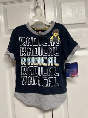 LEGO The Lego Movie 2 Boy’s T-Shirt Size XS  Radical Still Awesome NWT - Image 1 of 4