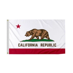Promo Patriot's California State Flag Una Capa Reverso Impreso 200D Nylon - Imagen 1 de 65