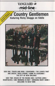 COUNTRY GENTLEMEN "Featuring Ricky Skaggs On Fiddle" CASSETTE. Vanguard. 1987 - Picture 1 of 3