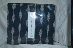 Oake SUTTON Full/Queen Embroidered Comforter Cover NAVY - NIP - Picture 1 of 1