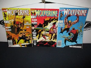 Wolverine #35-37 Blood And Claws Marvel Comics 1991 - Picture 1 of 10