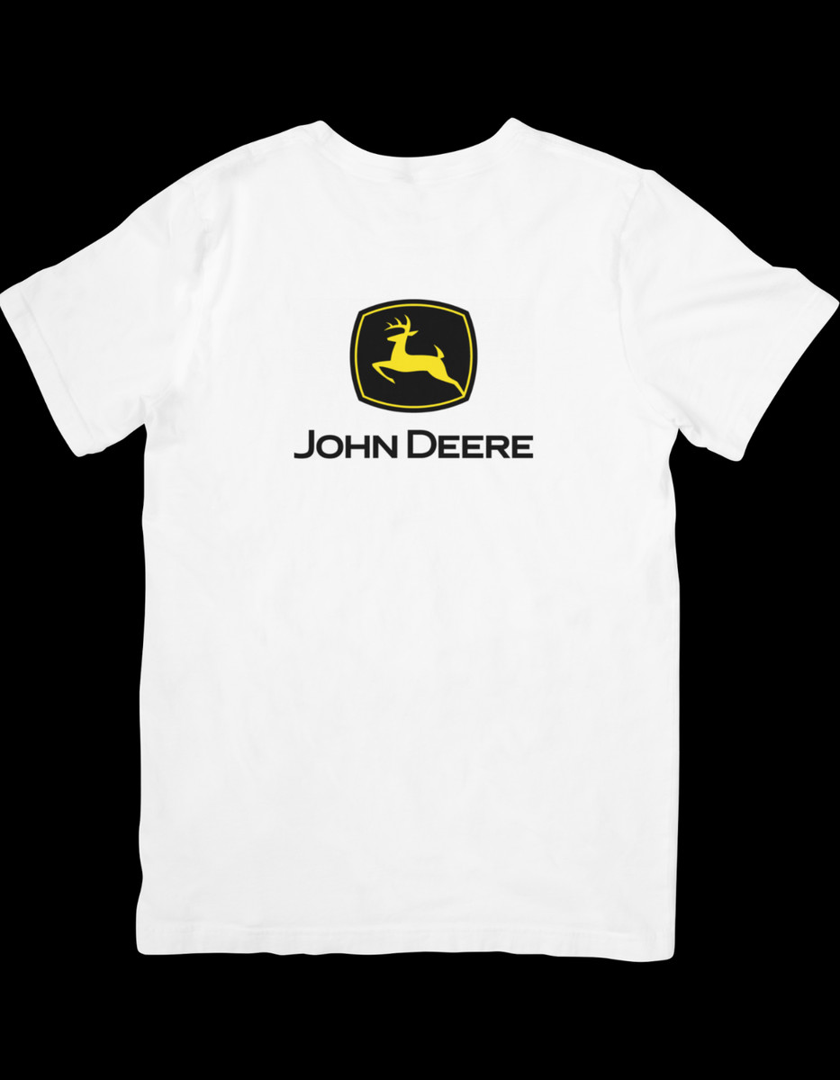 Camiseta John Deere Para Niño Pequeño - Manga Corta, Tejido Suave, Logo Gris, Tallas Infantiles