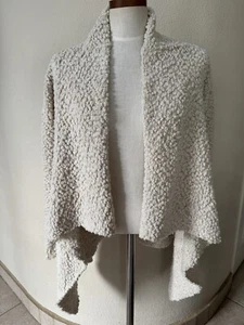 Bobeau Poncho. Women’s Sweaters. Cream Color Size M. Open Front Long Sleeve - Picture 1 of 8
