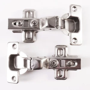 2x 35mm Soft Close 95° Scharniere Clip-On Einsatz Spielzeugkiste Deckel Schrank Einheit Tür Holz - Bild 1 von 2