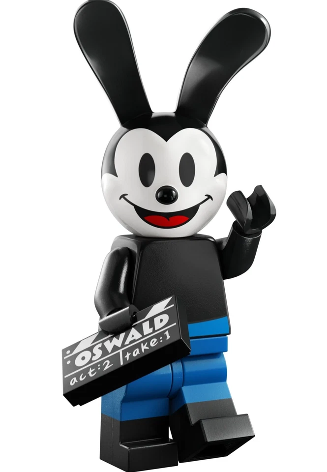 LEGO Disney 100 Oswald el Conejo Afortunado (71038) Nuevo Retirado Coleccionable CMF Foto 1 de 4