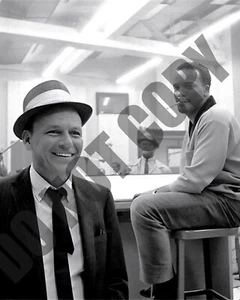 1964 Frank Sinatra Quincy Jones Working On It Might as Well Be Swing 8x10 Photo - Picture 1 of 1