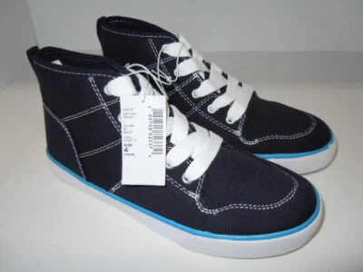 ДЕТСКИЙ МЕСТО СРЕДНИЙ ВЕРХНИЙ «ROCKSTAR» ТЕМНО-ХОЛСТ КРОССОВКИ KIDS 4 M - Изображение 1 из 4