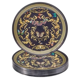 Butterfly Garden Plastic Dessert Plates for Party (10 PC) Heavy Duty Disposab... - Picture 1 of 6