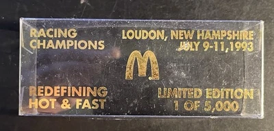 RACING CHAMPIONS 1/64 MCDONALDS, LOUDON, NH JULY 1993 1 OF 5,000 Hut Stricklin - Image 1 of 4