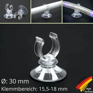 1-100 x Saugnäpfe 30 mm Clip Aquarium Lichterketten Schläuche Saugnapf Schlauch - Bild 1 von 5